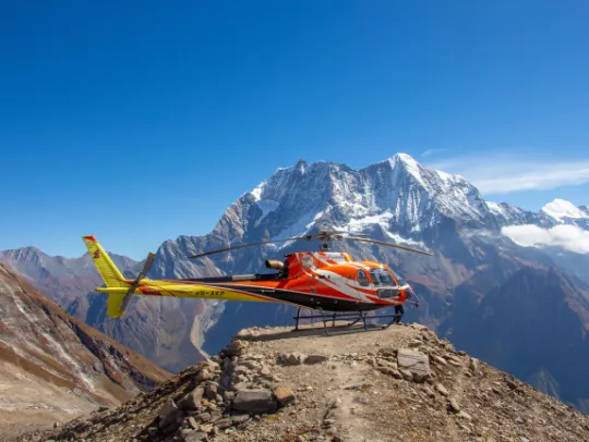 fishtail mountain seen from Pokhara